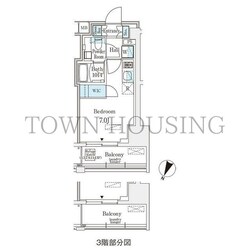 ベルファース大井町グランデの物件間取画像